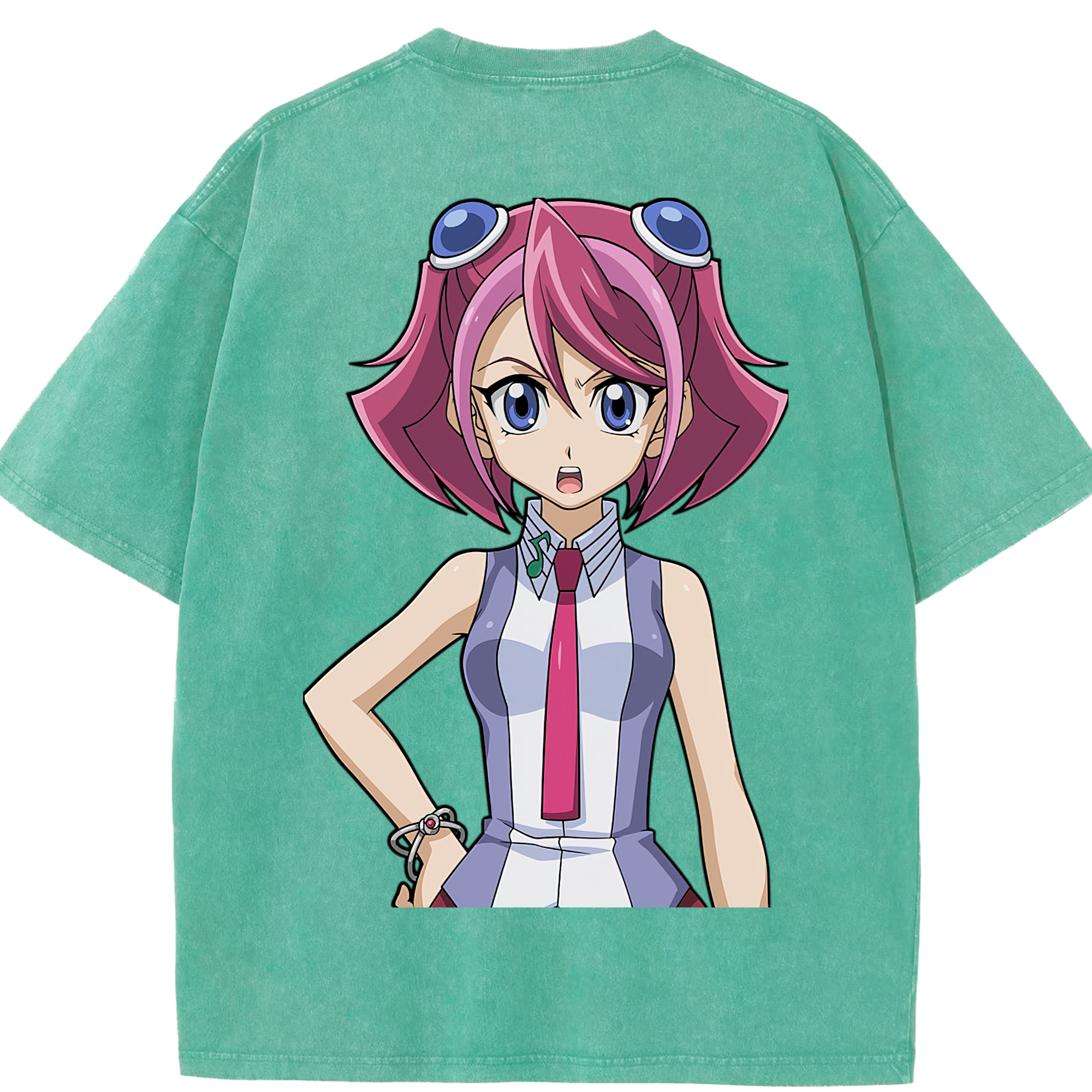 （画像用） 遊☆戯☆王 Yu-Gi-Oh! 綿100% ヴィンテージ風 半袖Tシャツ（背面プリント）